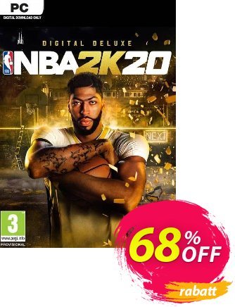 NBA 2K20 Deluxe Edition PC - US  Gutschein NBA 2K20 Deluxe Edition PC (US) Deal Aktion: NBA 2K20 Deluxe Edition PC (US) Exclusive offer 