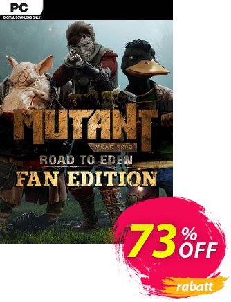 Mutant Year Zero: Road to Eden - Fan Edition PC discount coupon Mutant Year Zero: Road to Eden - Fan Edition PC Deal - Mutant Year Zero: Road to Eden - Fan Edition PC Exclusive offer 