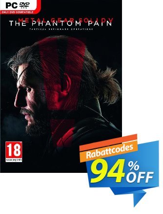 Metal Gear Solid V 5: The Phantom Pain PC Gutschein Metal Gear Solid V 5: The Phantom Pain PC Deal Aktion: Metal Gear Solid V 5: The Phantom Pain PC Exclusive offer 