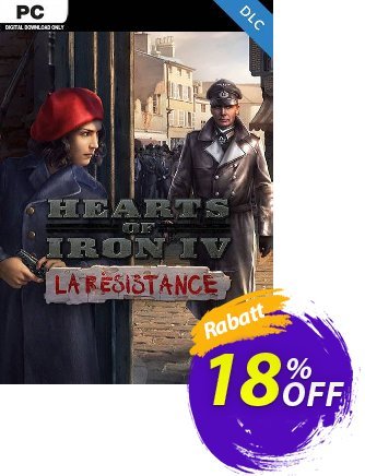 Hearts of Iron IV 4: La Résistance PC Coupon, discount Hearts of Iron IV 4: La Résistance PC Deal. Promotion: Hearts of Iron IV 4: La Résistance PC Exclusive offer 