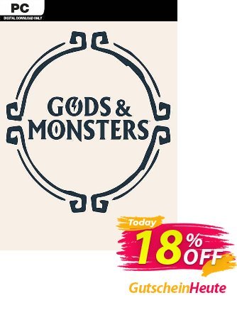 Gods & Monsters PC Coupon, discount Gods &amp; Monsters PC Deal. Promotion: Gods &amp; Monsters PC Exclusive offer 