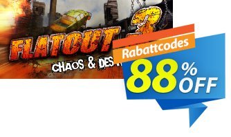 Flatout 3 Chaos & Destruction PC Coupon, discount Flatout 3 Chaos &amp; Destruction PC Deal. Promotion: Flatout 3 Chaos &amp; Destruction PC Exclusive offer 