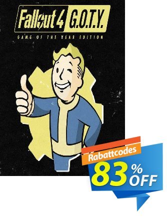 Fallout 4: Game of the Year Edition PC Gutschein Fallout 4: Game of the Year Edition PC Deal Aktion: Fallout 4: Game of the Year Edition PC Exclusive offer 