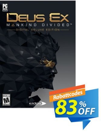 Deus Ex Mankind Divided Digital Deluxe Edition PC Coupon, discount Deus Ex Mankind Divided Digital Deluxe Edition PC Deal. Promotion: Deus Ex Mankind Divided Digital Deluxe Edition PC Exclusive offer 