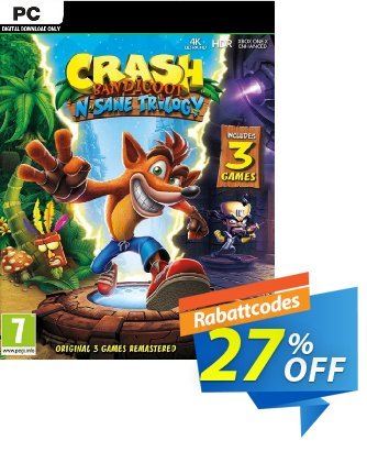 Crash Bandicoot N. Sane Trilogy PC discount coupon Crash Bandicoot N. Sane Trilogy PC Deal - Crash Bandicoot N. Sane Trilogy PC Exclusive offer 