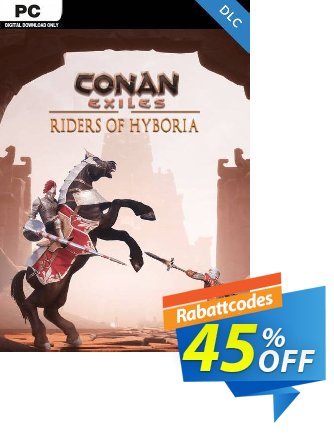 Conan Exiles - Riders of Hyboria Pack DLC Gutschein Conan Exiles - Riders of Hyboria Pack DLC Deal Aktion: Conan Exiles - Riders of Hyboria Pack DLC Exclusive offer 