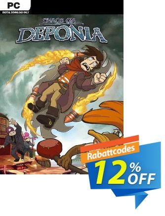 Chaos on Deponia PC Gutschein Chaos on Deponia PC Deal Aktion: Chaos on Deponia PC Exclusive offer 