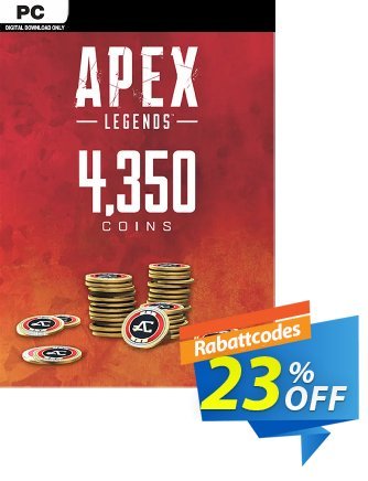Apex Legends 4350 Coins VC PC Coupon, discount Apex Legends 4350 Coins VC PC Deal. Promotion: Apex Legends 4350 Coins VC PC Exclusive offer 