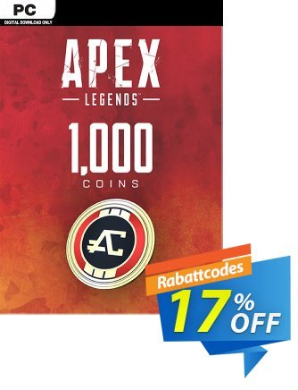 Apex Legends 1000 Coins VC PC Gutschein Apex Legends 1000 Coins VC PC Deal Aktion: Apex Legends 1000 Coins VC PC Exclusive offer 