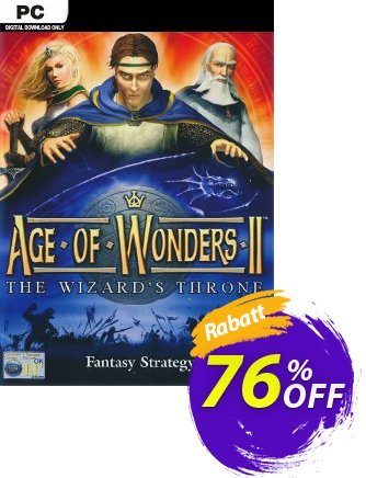 Age of Wonders II 2: The Wizards Throne PC Gutschein Age of Wonders II 2: The Wizards Throne PC Deal Aktion: Age of Wonders II 2: The Wizards Throne PC Exclusive offer 