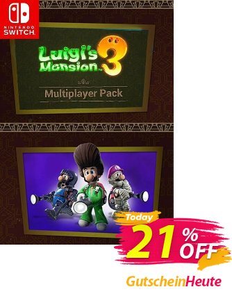 Luigi's Mansion 3 - Multiplayer Pack Switch Gutschein Luigi's Mansion 3 - Multiplayer Pack Switch Deal Aktion: Luigi's Mansion 3 - Multiplayer Pack Switch Exclusive offer 
