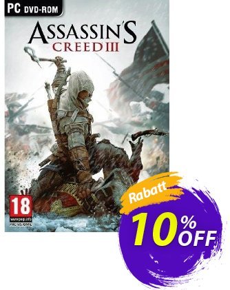 Assassin's Creed 3 (PC) Coupon, discount Assassin's Creed 3 (PC) Deal. Promotion: Assassin's Creed 3 (PC) Exclusive Easter Sale offer 