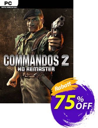 Commandos 2 - HD Remastered PC Gutschein Commandos 2 - HD Remastered PC Deal Aktion: Commandos 2 - HD Remastered PC Exclusive Easter Sale offer 
