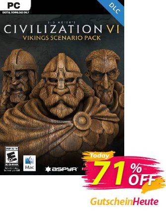 Sid Meier's Civilization VI: Vikings Scenario Pack PC (WW) discount coupon Sid Meier's Civilization VI: Vikings Scenario Pack PC (WW) Deal - Sid Meier's Civilization VI: Vikings Scenario Pack PC (WW) Exclusive Easter Sale offer 