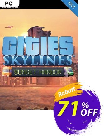 Cities: Skylines - Sunset Harbor PC Coupon, discount Cities: Skylines - Sunset Harbor PC Deal. Promotion: Cities: Skylines - Sunset Harbor PC Exclusive Easter Sale offer 