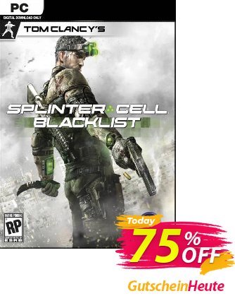 Tom Clancy's Splinter Cell Blacklist PC Coupon, discount Tom Clancy's Splinter Cell Blacklist PC Deal. Promotion: Tom Clancy's Splinter Cell Blacklist PC Exclusive Easter Sale offer 