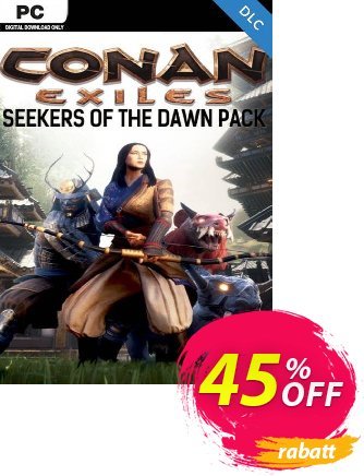 Conan Exiles PC - Seekers of the Dawn Pack DLC Gutschein Conan Exiles PC - Seekers of the Dawn Pack DLC Deal Aktion: Conan Exiles PC - Seekers of the Dawn Pack DLC Exclusive Easter Sale offer 