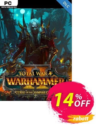 Total War Warhammer II 2 PC - Curse of the Vampire Coast DLC - EU  Gutschein Total War Warhammer II 2 PC - Curse of the Vampire Coast DLC (EU) Deal Aktion: Total War Warhammer II 2 PC - Curse of the Vampire Coast DLC (EU) Exclusive Easter Sale offer 