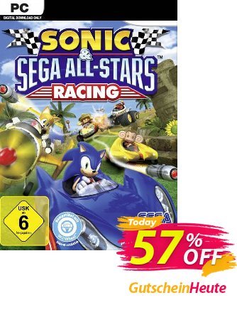 Sonic & SEGA All-Stars Racing PC Gutschein Sonic &amp; SEGA All-Stars Racing PC Deal Aktion: Sonic &amp; SEGA All-Stars Racing PC Exclusive Easter Sale offer 