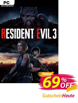 Resident Evil 3 PC Gutschein Resident Evil 3 PC Deal Aktion: Resident Evil 3 PC Exclusive Easter Sale offer 