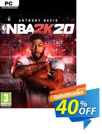 NBA 2K20 PC - US  Gutschein NBA 2K20 PC (US) Deal Aktion: NBA 2K20 PC (US) Exclusive Easter Sale offer 