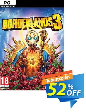 Borderlands 3 PC (Steam) Coupon, discount Borderlands 3 PC (Steam) Deal. Promotion: Borderlands 3 PC (Steam) Exclusive Easter Sale offer 