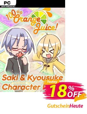 100% Orange Juice Saki & Kyousuke Character Pack PC Coupon, discount 100% Orange Juice Saki &amp; Kyousuke Character Pack PC Deal. Promotion: 100% Orange Juice Saki &amp; Kyousuke Character Pack PC Exclusive Easter Sale offer 