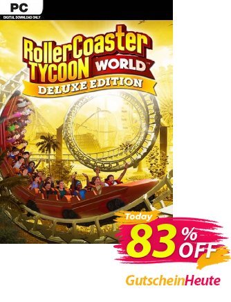 RollerCoaster Tycoon World - Deluxe Edition PC discount coupon RollerCoaster Tycoon World - Deluxe Edition PC Deal - RollerCoaster Tycoon World - Deluxe Edition PC Exclusive Easter Sale offer 