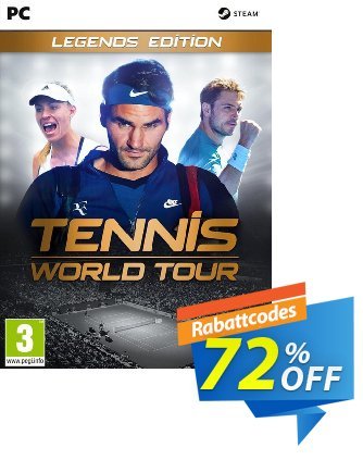 Tennis World Tour Legends Edition PC Gutschein Tennis World Tour Legends Edition PC Deal Aktion: Tennis World Tour Legends Edition PC Exclusive Easter Sale offer 