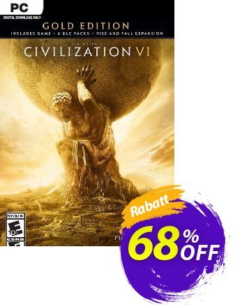 Sid Meiers Civilization VI 6 Gold Edition PC Coupon, discount Sid Meiers Civilization VI 6 Gold Edition PC Deal. Promotion: Sid Meiers Civilization VI 6 Gold Edition PC Exclusive Easter Sale offer 