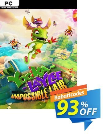 Yooka-Laylee and the Impossible Lair PC Coupon, discount Yooka-Laylee and the Impossible Lair PC Deal. Promotion: Yooka-Laylee and the Impossible Lair PC Exclusive Easter Sale offer 