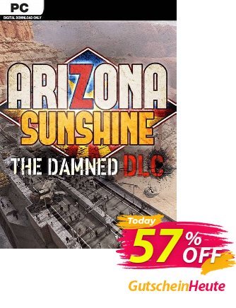 Arizona Sunshine PC - The Damned DLC Coupon, discount Arizona Sunshine PC - The Damned DLC Deal. Promotion: Arizona Sunshine PC - The Damned DLC Exclusive Easter Sale offer 