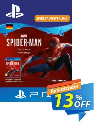 Marvels Spider-Man The City That Never Sleeps PS4 (Germany) Coupon, discount Marvels Spider-Man The City That Never Sleeps PS4 (Germany) Deal. Promotion: Marvels Spider-Man The City That Never Sleeps PS4 (Germany) Exclusive Easter Sale offer 