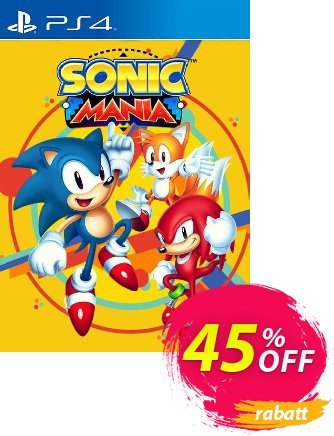 Sonic Mania PS4 + DLC - US  Gutschein Sonic Mania PS4 + DLC (US) Deal Aktion: Sonic Mania PS4 + DLC (US) Exclusive Easter Sale offer 