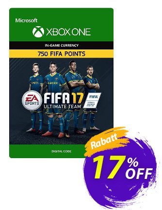 Fifa 17 - 750 FUT Points - Xbox One  Gutschein Fifa 17 - 750 FUT Points (Xbox One) Deal Aktion: Fifa 17 - 750 FUT Points (Xbox One) Exclusive Easter Sale offer 