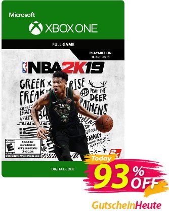 NBA 2K19 Xbox One Gutschein NBA 2K19 Xbox One Deal Aktion: NBA 2K19 Xbox One Exclusive Easter Sale offer 