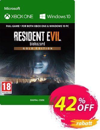 Resident Evil 7 - Biohazard Gold Edition Xbox One Gutschein Resident Evil 7 - Biohazard Gold Edition Xbox One Deal Aktion: Resident Evil 7 - Biohazard Gold Edition Xbox One Exclusive Easter Sale offer 