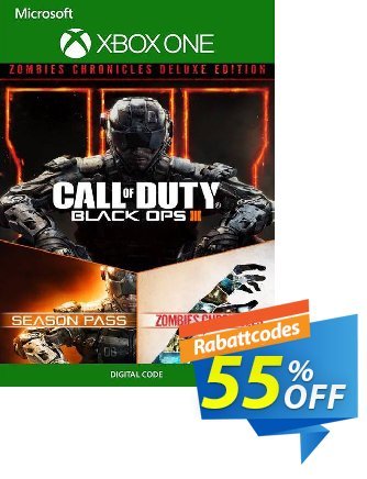 Call of Duty: Black Ops III - Zombies Deluxe Xbox One (UK) Coupon, discount Call of Duty: Black Ops III - Zombies Deluxe Xbox One (UK) Deal. Promotion: Call of Duty: Black Ops III - Zombies Deluxe Xbox One (UK) Exclusive Easter Sale offer 