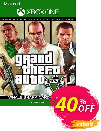 Grand Theft Auto V: Premium Online Edition & Whale Shark Card Bundle Xbox One Coupon, discount Grand Theft Auto V: Premium Online Edition &amp; Whale Shark Card Bundle Xbox One Deal. Promotion: Grand Theft Auto V: Premium Online Edition &amp; Whale Shark Card Bundle Xbox One Exclusive Easter Sale offer 