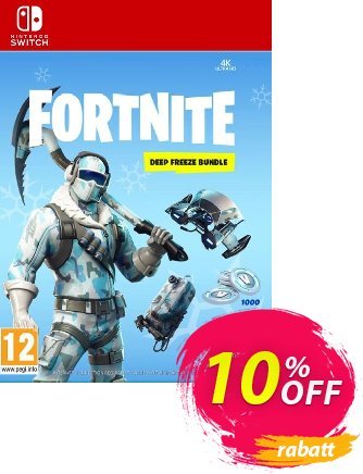 Fortnite Deep Freeze Bundle Switch Coupon, discount Fortnite Deep Freeze Bundle Switch Deal. Promotion: Fortnite Deep Freeze Bundle Switch Exclusive Easter Sale offer 