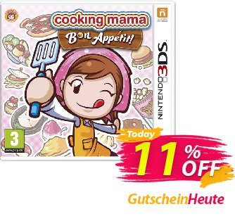 Cooking Mama 5: Bon Appétit! 3DS - Game Code Gutschein Cooking Mama 5: Bon Appétit! 3DS - Game Code Deal Aktion: Cooking Mama 5: Bon Appétit! 3DS - Game Code Exclusive Easter Sale offer 