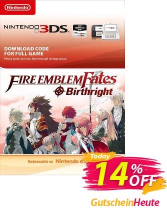 Fire Emblem Fates: Birthright 3DS Gutschein Fire Emblem Fates: Birthright 3DS Deal Aktion: Fire Emblem Fates: Birthright 3DS Exclusive Easter Sale offer 