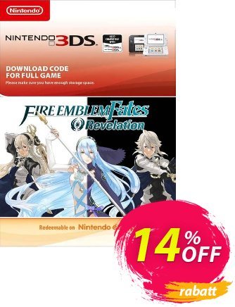 Fire Emblem Fates: Revelation 3DS Coupon, discount Fire Emblem Fates: Revelation 3DS Deal. Promotion: Fire Emblem Fates: Revelation 3DS Exclusive Easter Sale offer 