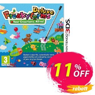 Freakyforms Deluxe 3DS - Game Code Gutschein Freakyforms Deluxe 3DS - Game Code Deal Aktion: Freakyforms Deluxe 3DS - Game Code Exclusive Easter Sale offer 
