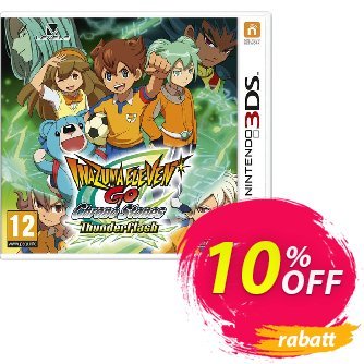 Inazuma Eleven GO Chrono Stones: Thunderflash 3DS - Game Code Coupon, discount Inazuma Eleven GO Chrono Stones: Thunderflash 3DS - Game Code Deal. Promotion: Inazuma Eleven GO Chrono Stones: Thunderflash 3DS - Game Code Exclusive Easter Sale offer 