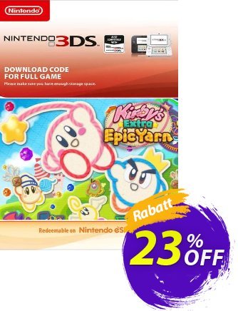 Kirby's Extra Epic Yarn 3DS Gutschein Kirby's Extra Epic Yarn 3DS Deal Aktion: Kirby's Extra Epic Yarn 3DS Exclusive Easter Sale offer 