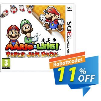 Mario and Luigi: Paper Jam Bros. 3DS - Game Code discount coupon Mario and Luigi: Paper Jam Bros. 3DS - Game Code Deal - Mario and Luigi: Paper Jam Bros. 3DS - Game Code Exclusive Easter Sale offer 