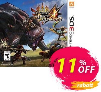 Monster Hunter 4 Ultimate 3DS - Game Code discount coupon Monster Hunter 4 Ultimate 3DS - Game Code Deal - Monster Hunter 4 Ultimate 3DS - Game Code Exclusive Easter Sale offer 