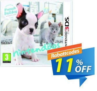 Nintendogs + Cats: French Bulldog & New Friends 3DS - Game Code discount coupon Nintendogs + Cats: French Bulldog &amp; New Friends 3DS - Game Code Deal - Nintendogs + Cats: French Bulldog &amp; New Friends 3DS - Game Code Exclusive Easter Sale offer 