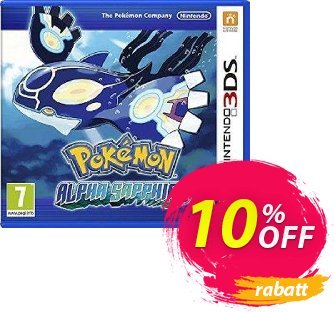 Pokémon Alpha Sapphire 3DS - Game Code discount coupon Pokémon Alpha Sapphire 3DS - Game Code Deal - Pokémon Alpha Sapphire 3DS - Game Code Exclusive Easter Sale offer 